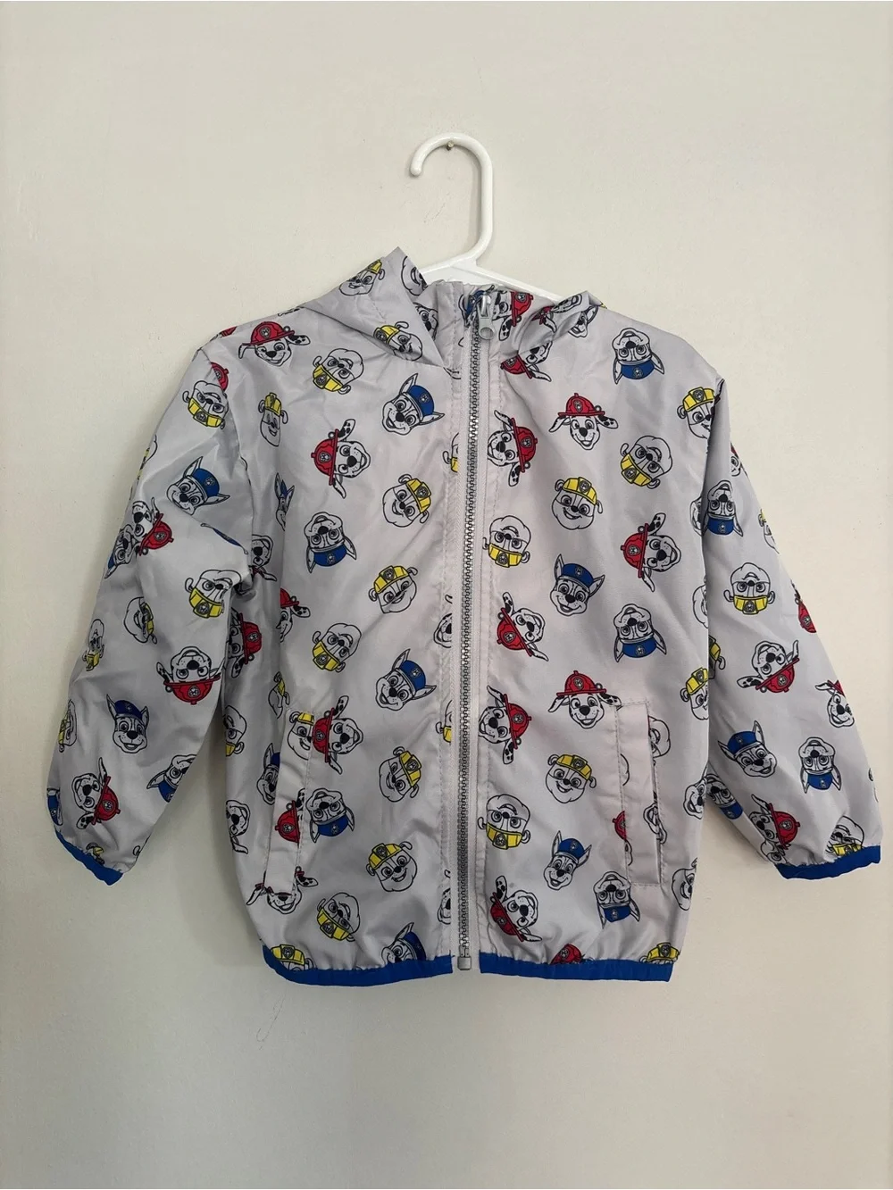 Paw Patrol Nickelodeon Toddler Windbreaker Size 3T